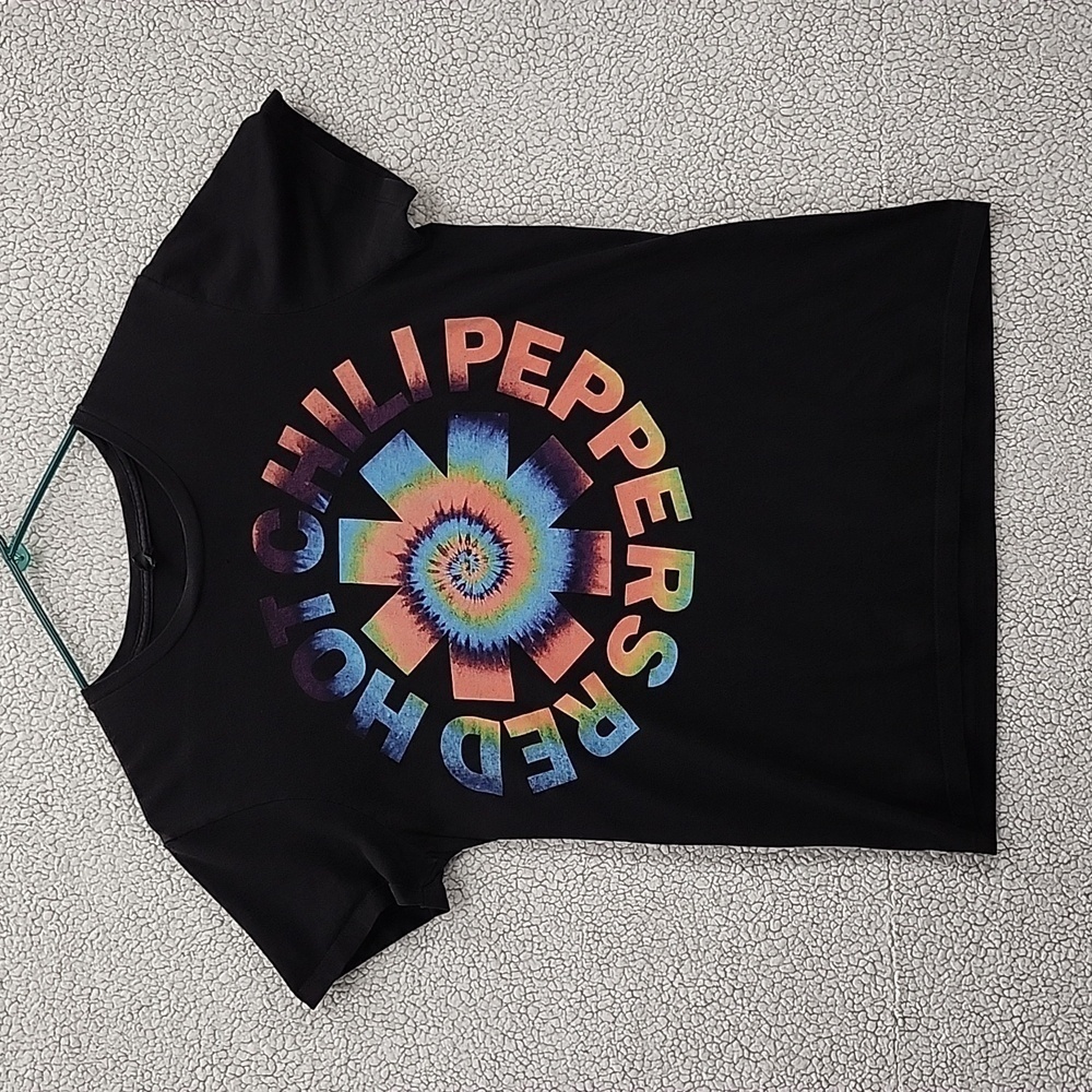 Vintage Tee Shirt Red Hot Chili Peppers Rainbow Tie Dye Psychedelic Small Adult
